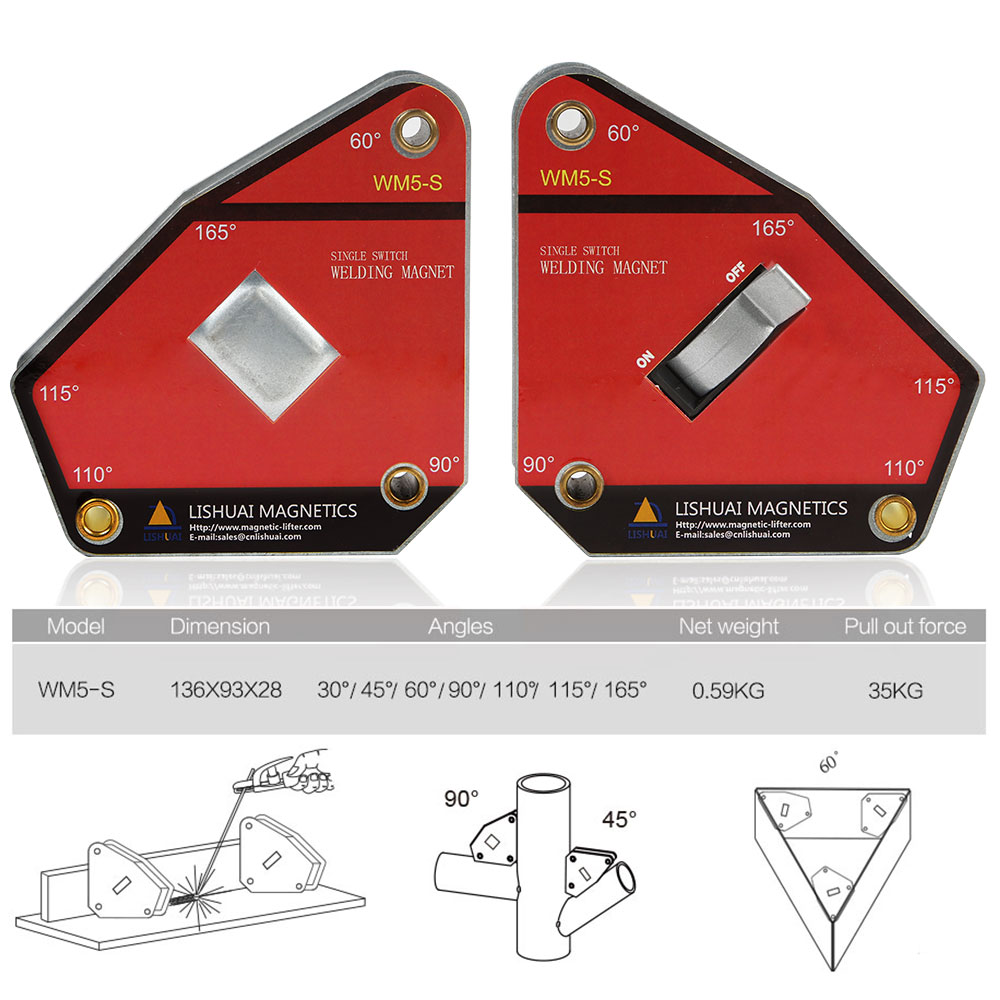 WM5 Single Switch Multi-Angle Welding Magnet